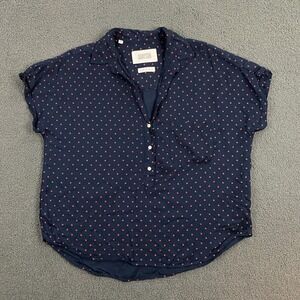 Grayson‎ Frank & Eileen Artist SS Shirt size Small, 2 Lady Bug Pullover Popover